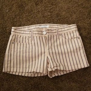 Loft striped shorts